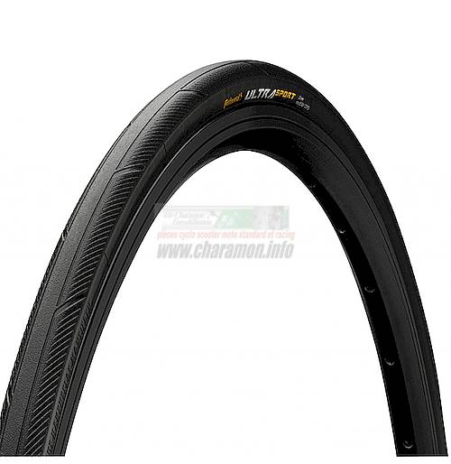 Pneu Marque Continental ULTRA SPORT 3 dimension 650x28B Skin souple couleur noir ETRO 28-584 - Image 1